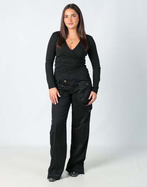Vintage Blue Collection 10 casual trousers in black - view 1