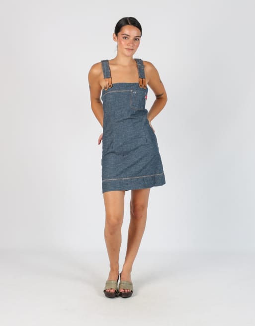 Vintage Blue Collection S denim mini dress in blue