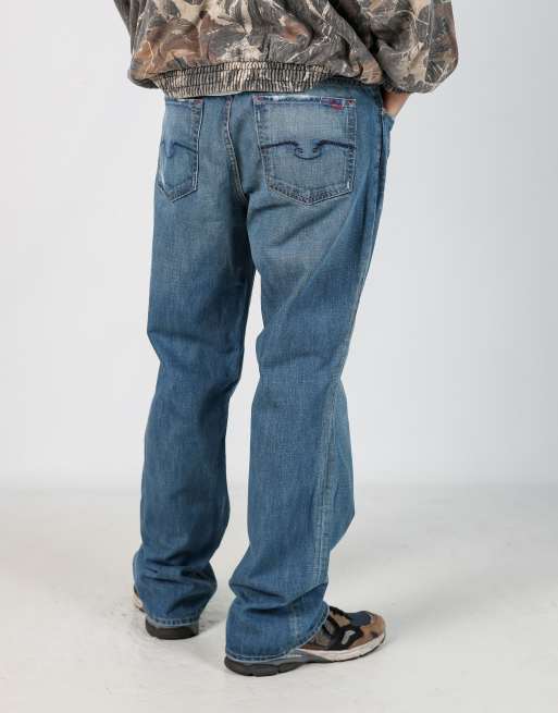 Vintage Blue Cult 36x32 denim jeans in blue, 2 of 4