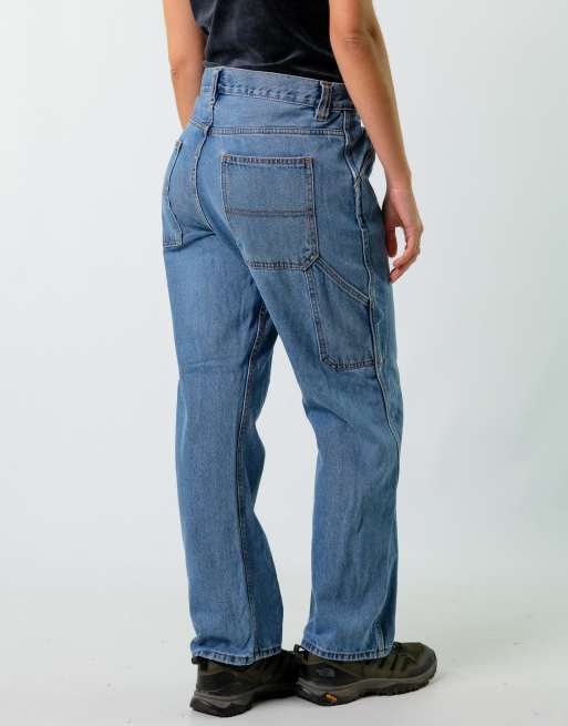 Vintage Blue Mountain 32x30 Denim Carpenter Baggy Jeans Blue