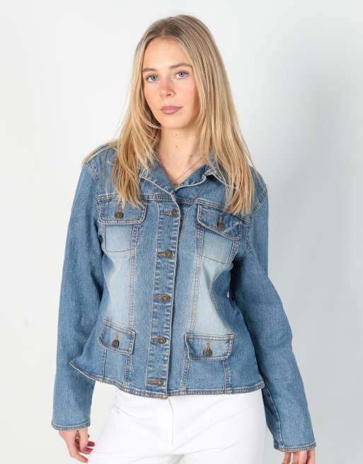 Vintage BlueMotion L denim jacket in blue, 3 of 4