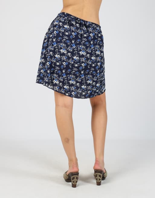 Vintage BlueMotion S woven midi skirt in blue, 4 of 4