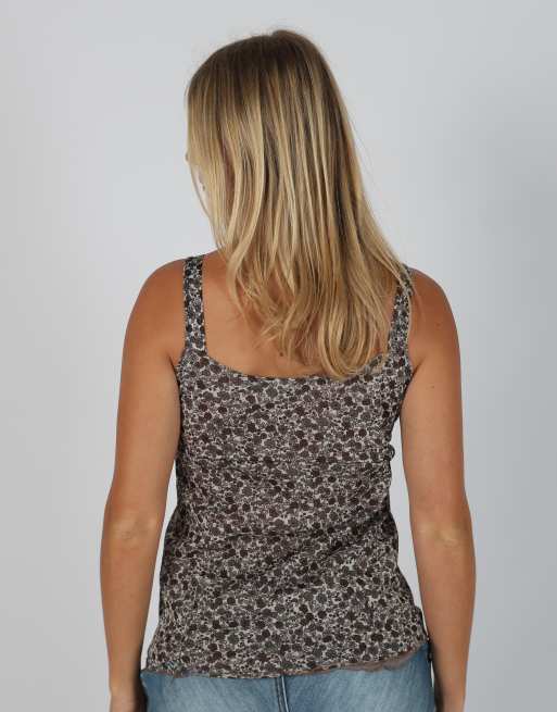Vintage Bluoltre M cami in brown, 2 of 4