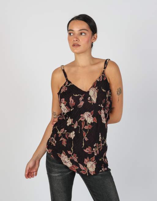 Vintage Bluoltre M cami in brown, 3 of 4