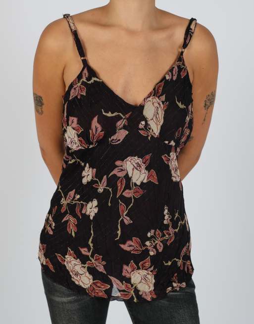 Vintage Bluoltre M cami in brown, 4 of 4