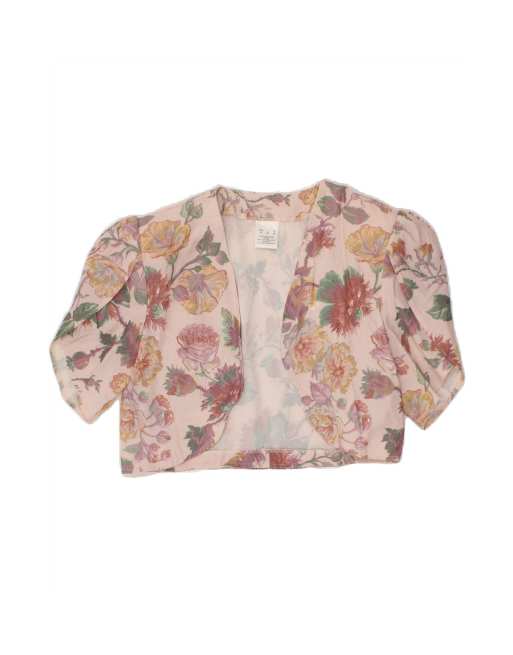 Vintage Bolero Top It 44 Medium In Pink Floral