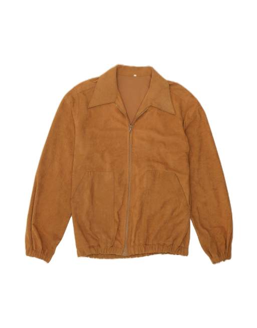 Vintage Bomber Jacket It 44 Medium In Brown