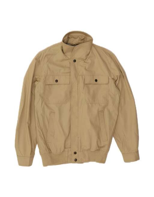 Vintage Bomber Jacket It 46 Small In Beige