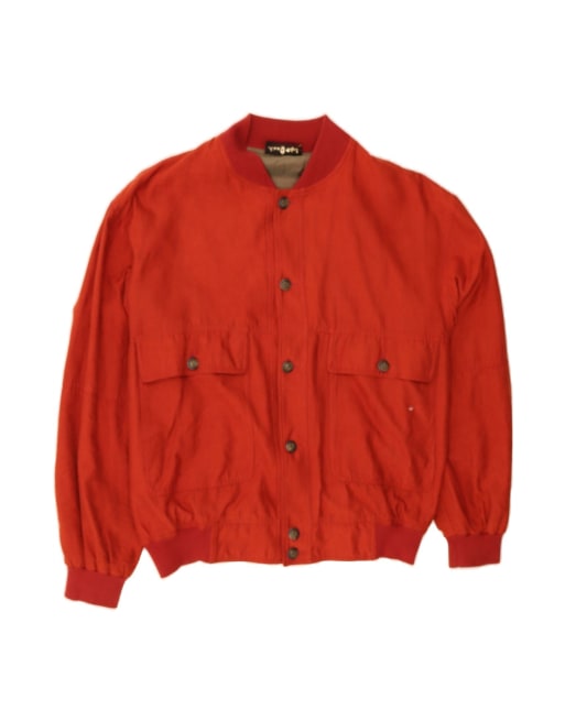 Vintage Bomber Jacket It 50 Large In Red