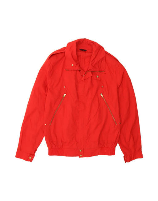 Vintage Bomber Jacket It 50 Large In Red