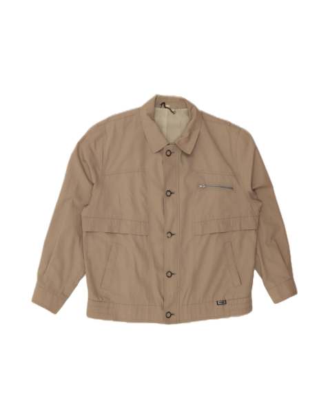 Vintage Bomber Jacket It 52 XL In Beige - view 1