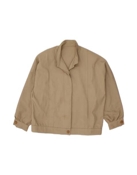 Vintage Bomber Jacket UK 18 XL In Beige - view 1
