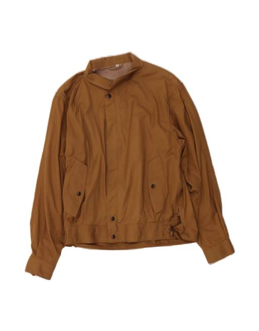 Vintage Bomber Jacket UK 38 Medium In Brown