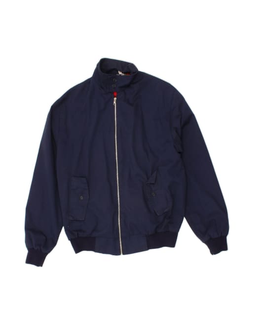 Vintage Bomber Jacket UK 40 Large In Blue