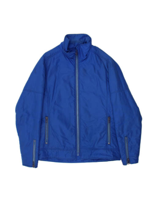 Vintage Bomber Jacket UK 40 Large In Blue