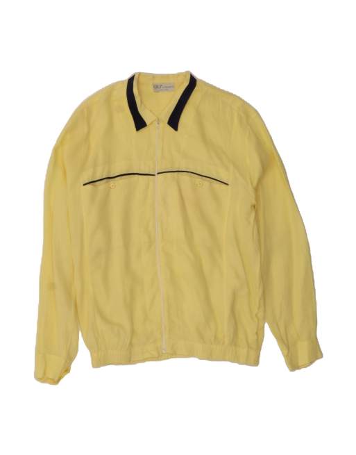 Vintage Bomber Jacket UK 40 Large In Yellow
