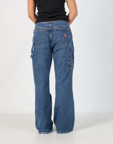 Vintage Bongo 32x32 denim carpenter jeans in blue - view 1