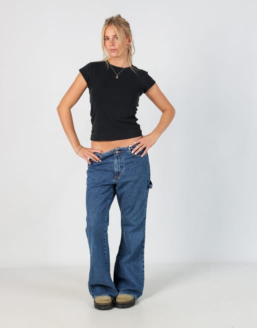 Vintage Bongo 32x32 denim carpenter jeans in blue | ASOS