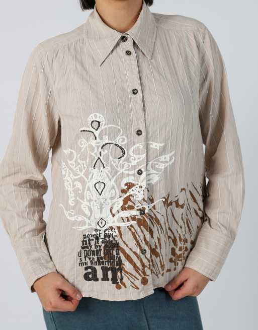 Vintage Bonita L shirt in beige, 4 of 4