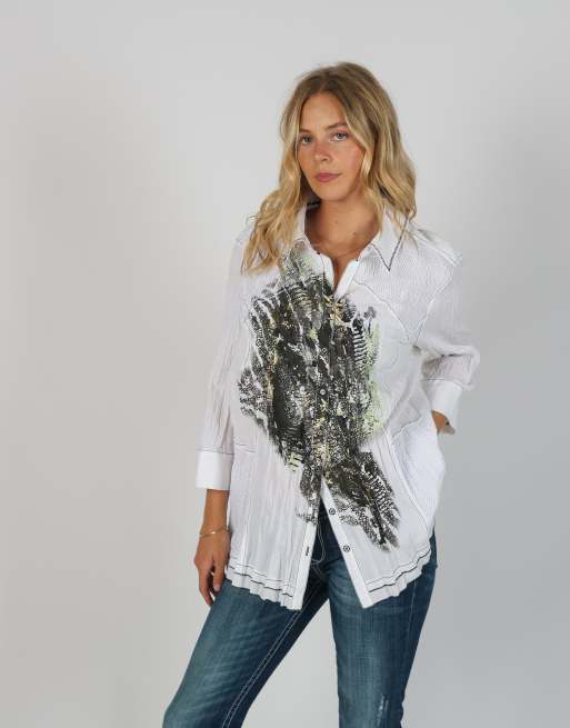 Vintage Bonita L shirt in white, 1 of 4