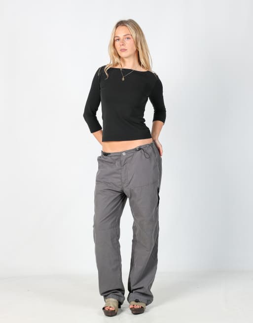 Vintage Boosley M cargo pants in charcoal grey