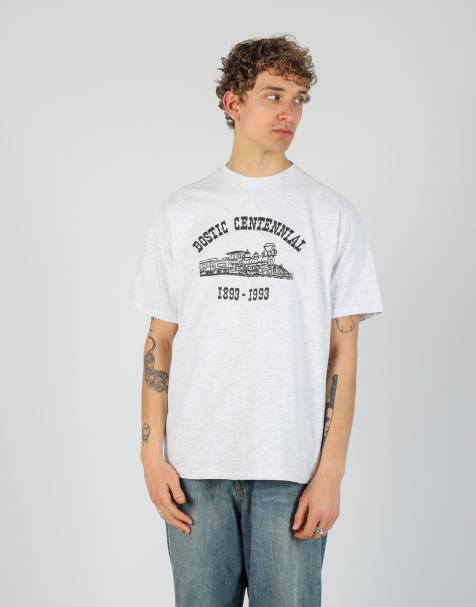 Vintage Bostic Centennial xl t-shirt in light grey - view 1