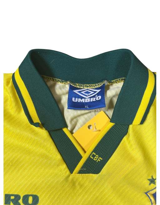 Vintage Brazil '94 Umbro Football Shirt, 5 of 6