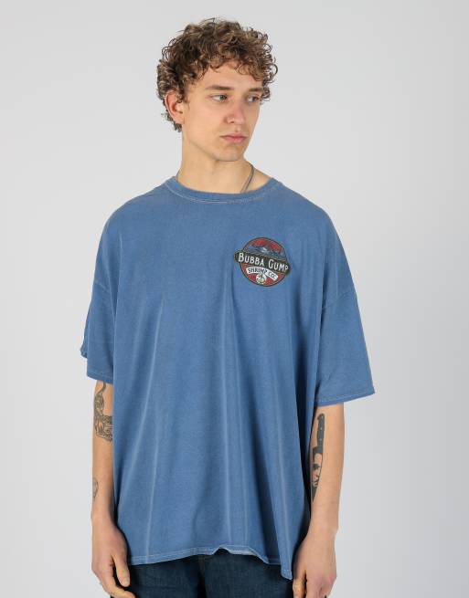 Vintage Bubba Gump xxl t-shirt in blue, 2 of 4