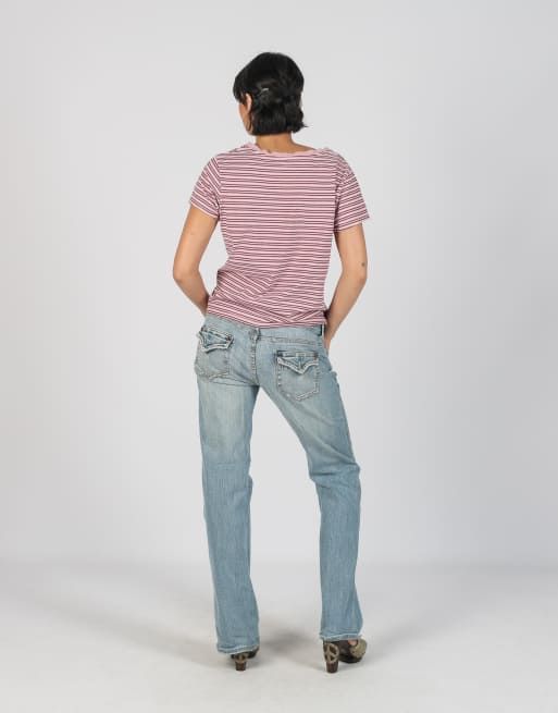 Vintage Bubblegum USA S bootcut jeans in blue, 3 of 4