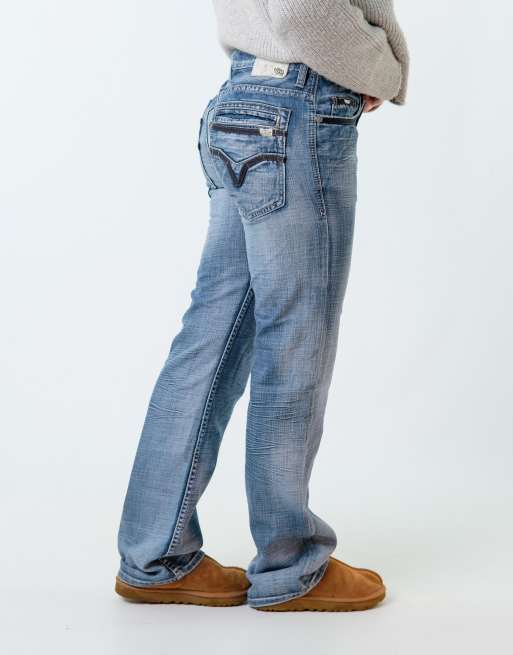 Vintage Buffalo David Bitton 34x34 Denim Jeans Blue