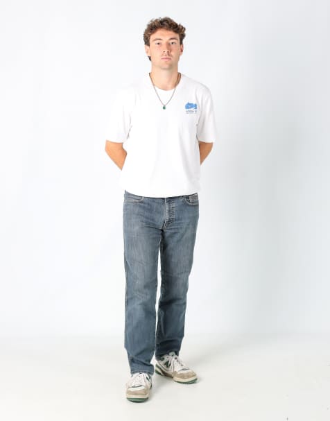 Vintage Burberry 36x32 denim jeans in blue - view 1