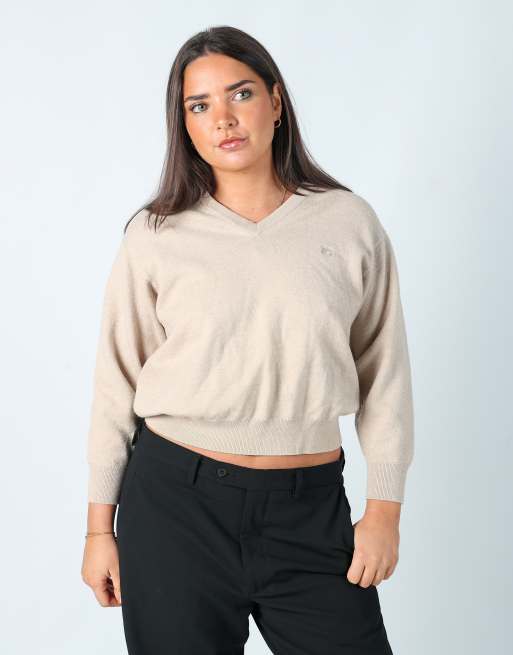 Vintage Burberry 6 knitted jumper in beige