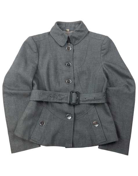 Vintage Burberry Belt Waist Jacket Size S - view 1