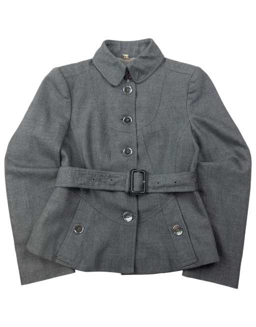 Vintage Burberry Belt Waist Jacket Size S