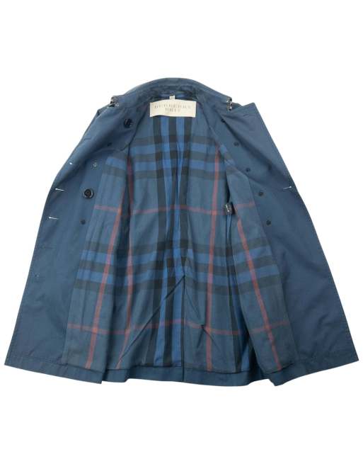 Vintage Burberry Brit Nova Check Lined Belt Waist Trench Jacket Size S, 2 of 4