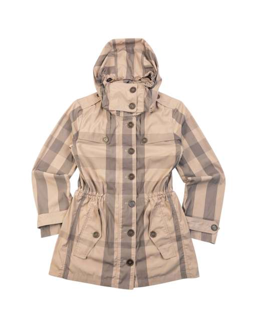 Vintage Burberry Brit Nova Check Rain Jacket Size S, 1 of 7