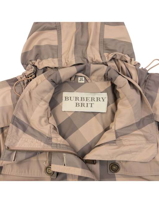Vintage Burberry Brit Nova Check Rain Jacket Size S, 3 of 7