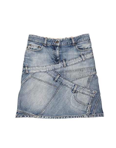 Vintage Burberry Denim Skirt - view 1