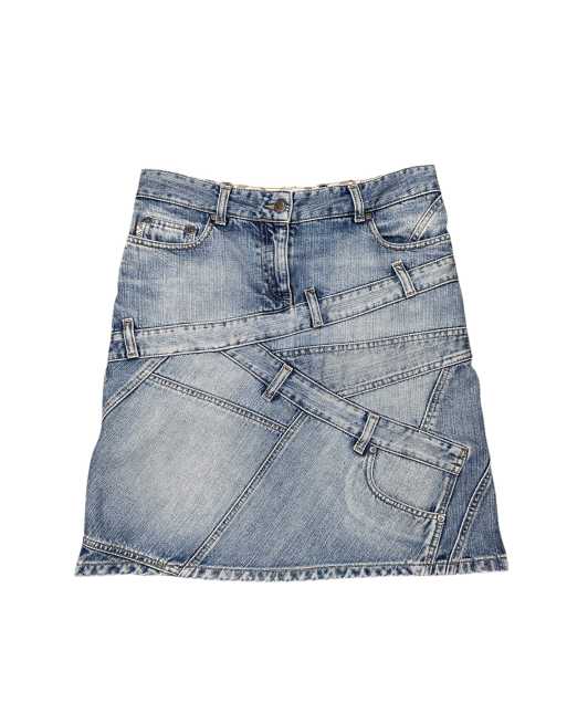 Vintage Burberry Denim Skirt, 1 of 5