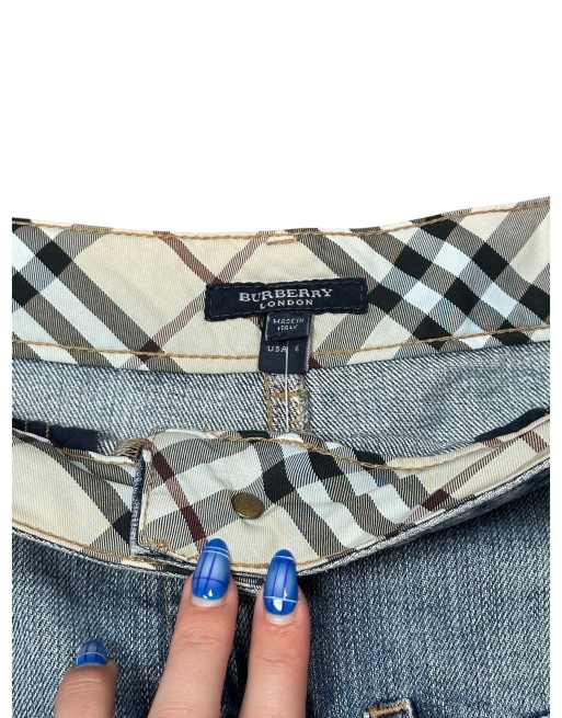 Vintage Burberry Denim Skirt, 4 of 5