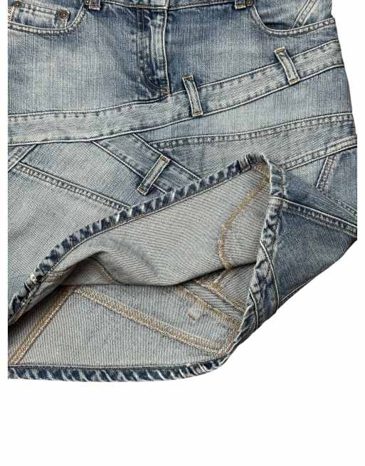 Vintage Burberry Denim Skirt, 5 of 5