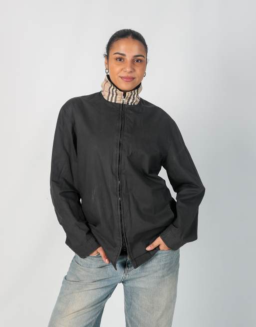 Vintage Burberry L light jacket in black