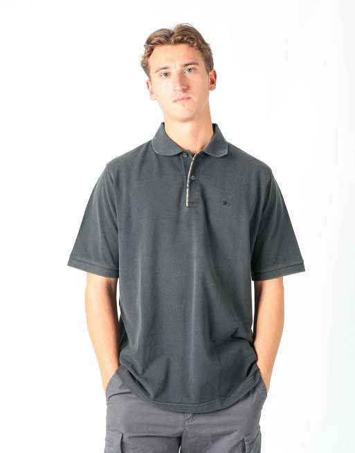 Vintage Burberry l long sleeve shirt in charcoal grey