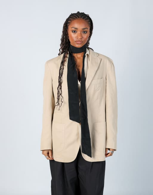 Vintage Burberry M blazer in beige