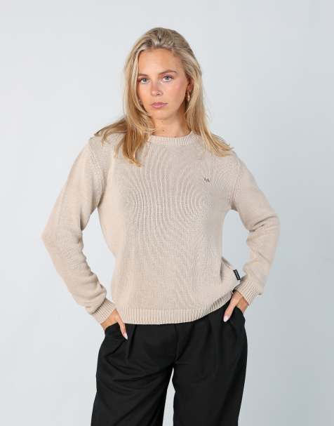 Vintage Burberry m knit sweatshirt in beige - view 1