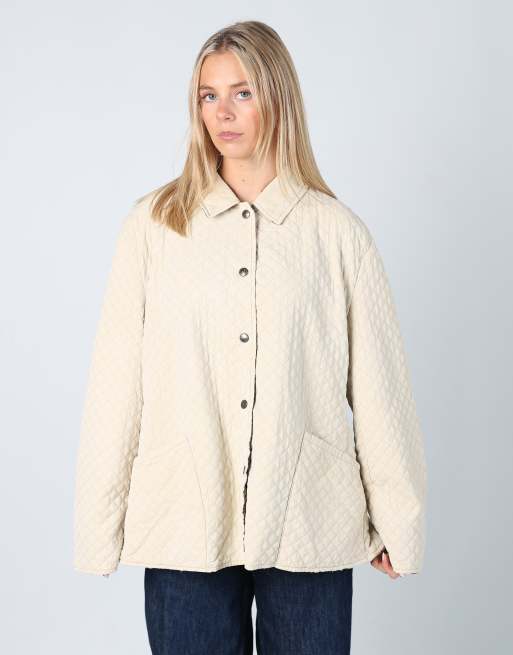 Vintage Burberry m light jacket in cream