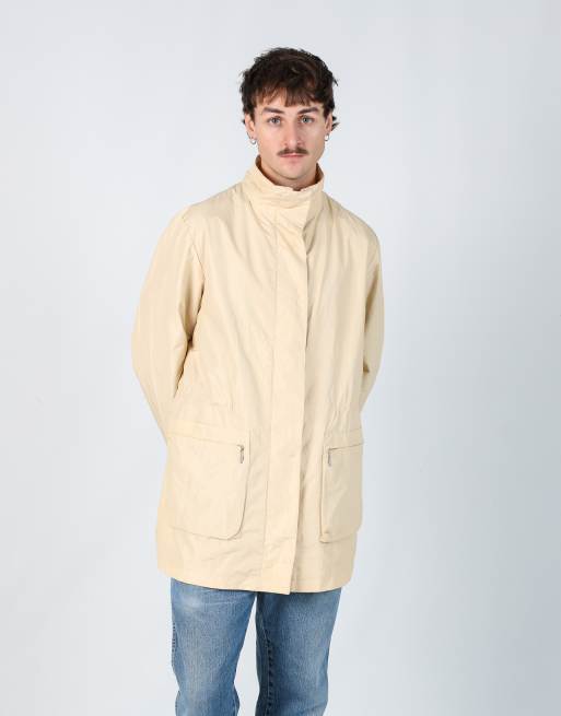 Vintage Burberry m rain jacket in cream