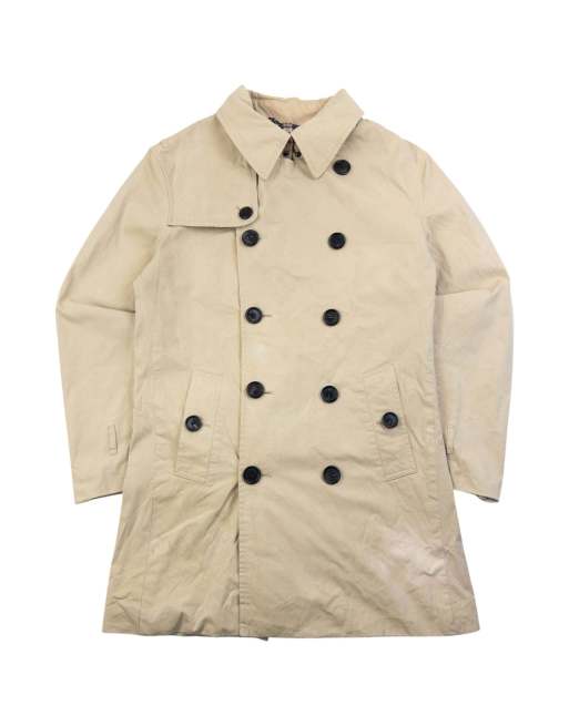 Vintage Burberry Nova Check Lined Trench Jacket Size M