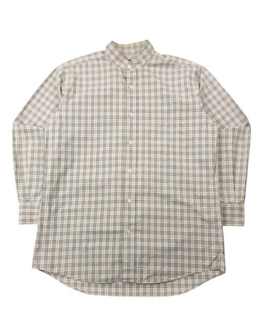 Vintage Burberry Nova Check Long Sleeve Button Up Shirt Size S