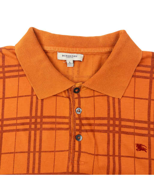 Vintage Burberry Nova Check Polo Shirt Size L, 3 of 4